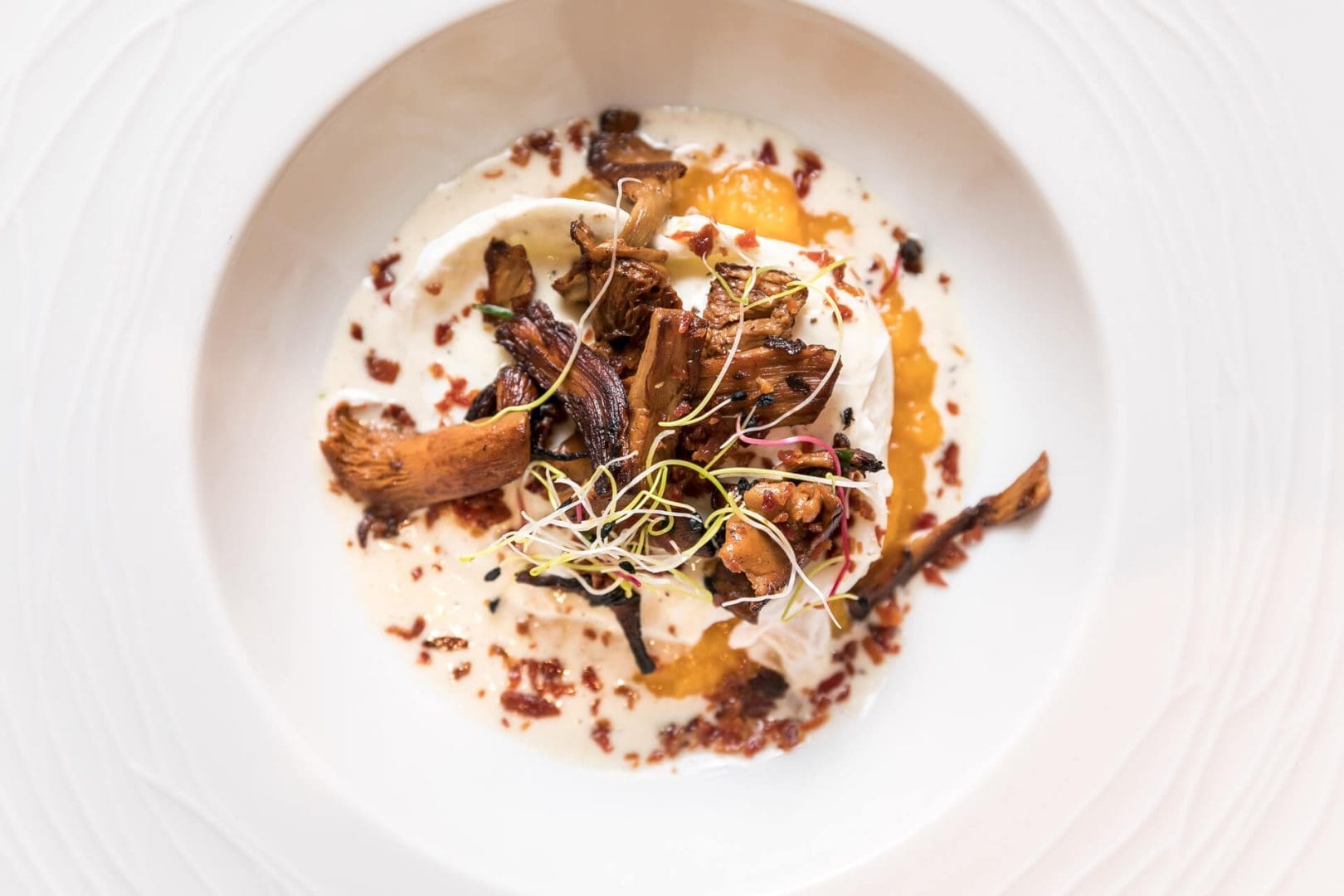 Plat Restaurant Villa Médicis - Velouté champignon de Paris