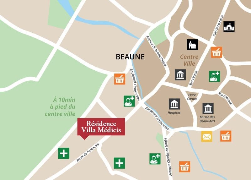 Trouver la résidence Villa Medicis Beaune