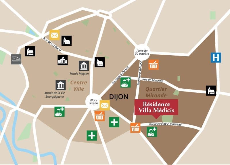 Trouver la résidence Villa Medicis Dijon