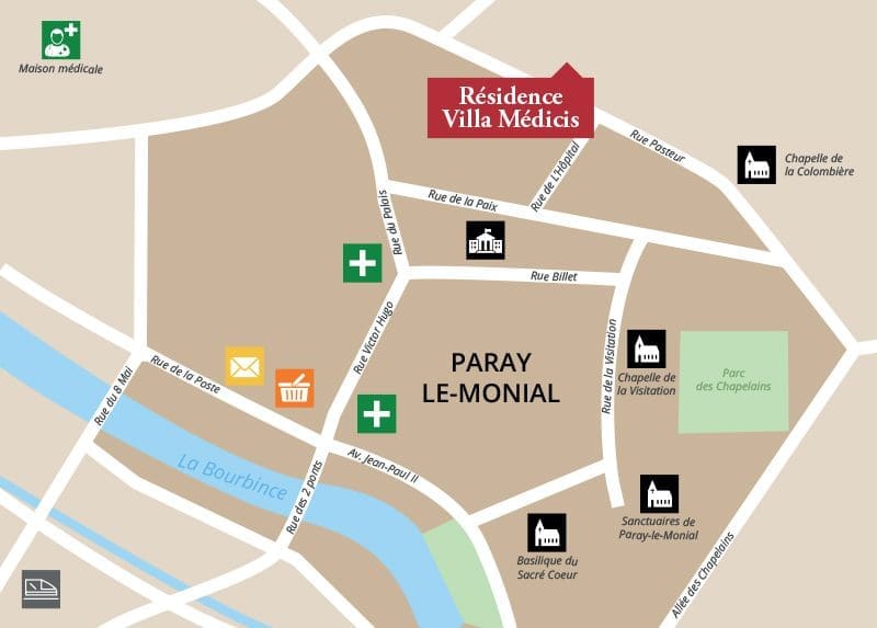 Trouver la résidence Paray-le-Monial