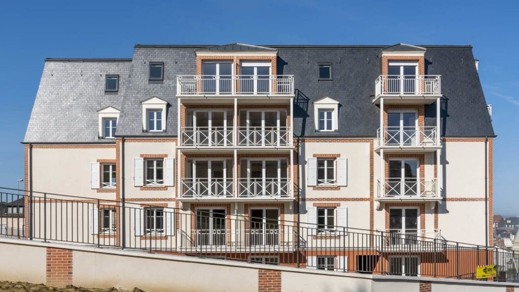 Façade de la résidence senior Trouville, Résidence Villa Medicis Trouville