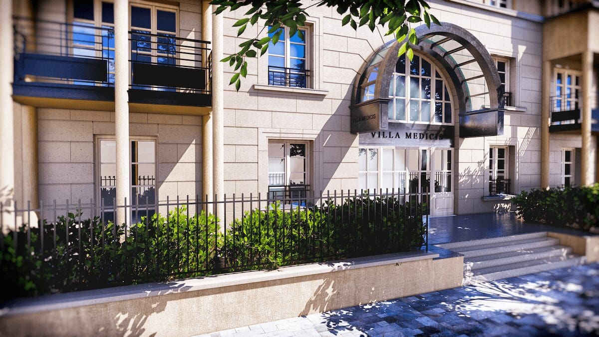 entrée résidence sénior saint-cyr-l'école
