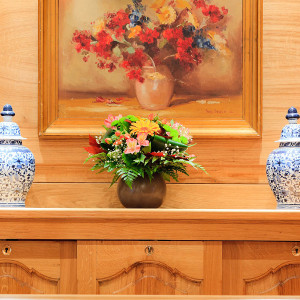 Décoration florale de goût au sein des résidences senior en France Villa Médicis
